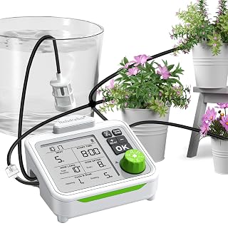 RAINPOINT Large Display Automatic Plant Waterer Indoor for Up to 20 Pot Plants,Cycle & Soak Mode Vacation Self Watering Drip Irrigation System Device Kit for Balcony Office Patio Greenhouse Grow Tent - Amazon product rated Grade A