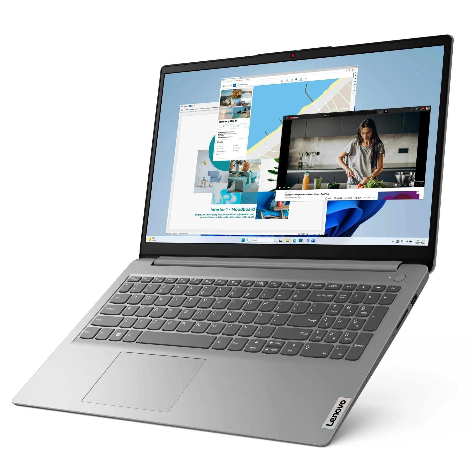 Amazon.co.jp: Lenovo IdeaPad 15 ノートパソコン クラウドグレー