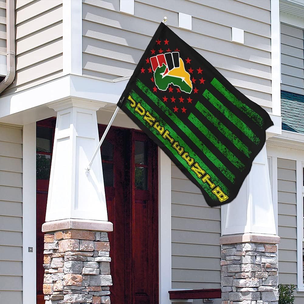 American Flags-Juneteenth. African American Flag THN2103F, House Flag (29.5" x 39.5")