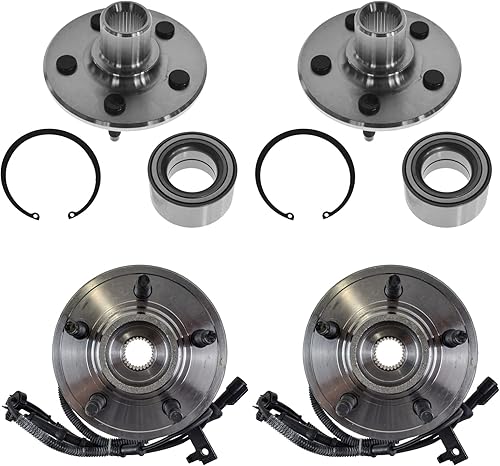 Vista 285 de TRQ Juego de 2 rodamientos y bujes de rueda trasera izquierda y derecha compatible con Ford Expedition 2007-2010 Lincoln Navigator 2007-2010