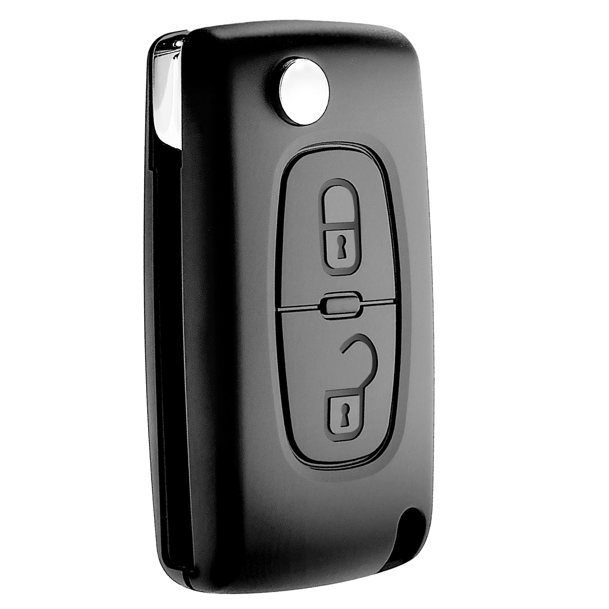 Funda Plip para Llaves Coche Mando a Distancia Compatible con Peugeot 207, 3008, 307, 308, Partner y Citroën C3, DS3, C4, Berlingo