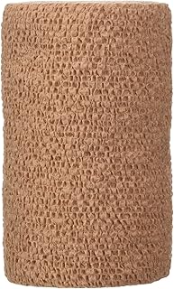 3M Coban Self Adherent Wrap - Tan, 4 in X 5 Yards, Elastic (5 Pack)