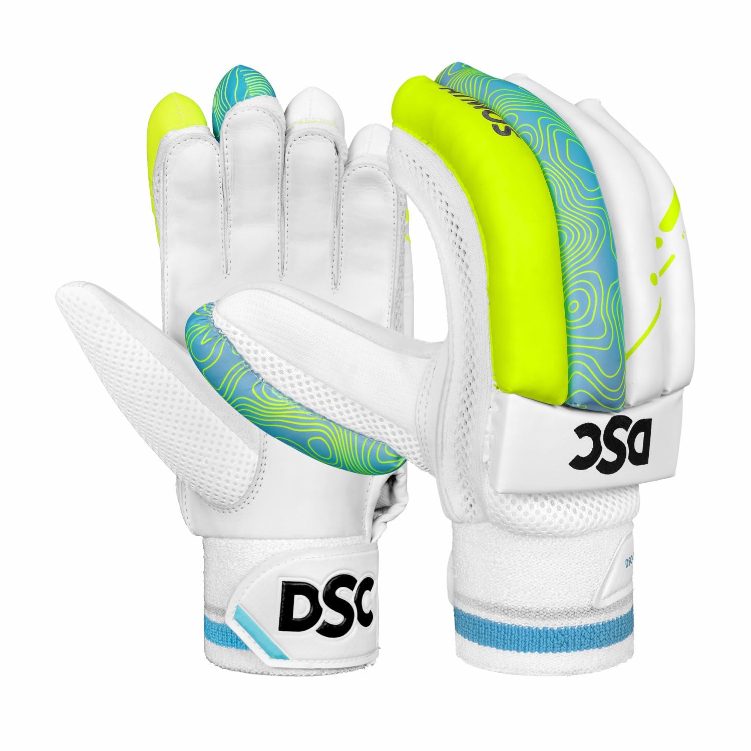 DSC Condor Atmos Cricket Batting Gloves | Multicolor | Size: Boys | For Left-Hand Batsman