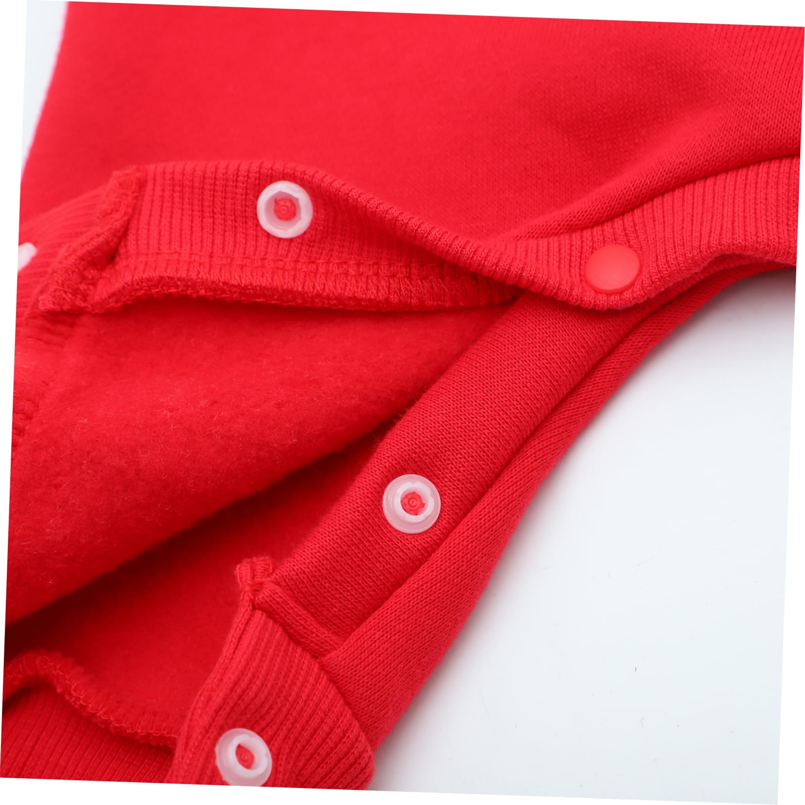 BESPORTBLE Mono Niña Navideño de Terciopelo para Invierno Pijama Unisex de Manga Larga con Diseño de Cómodo y Transpirable para Recién Nacidos Fiestas de Navidad