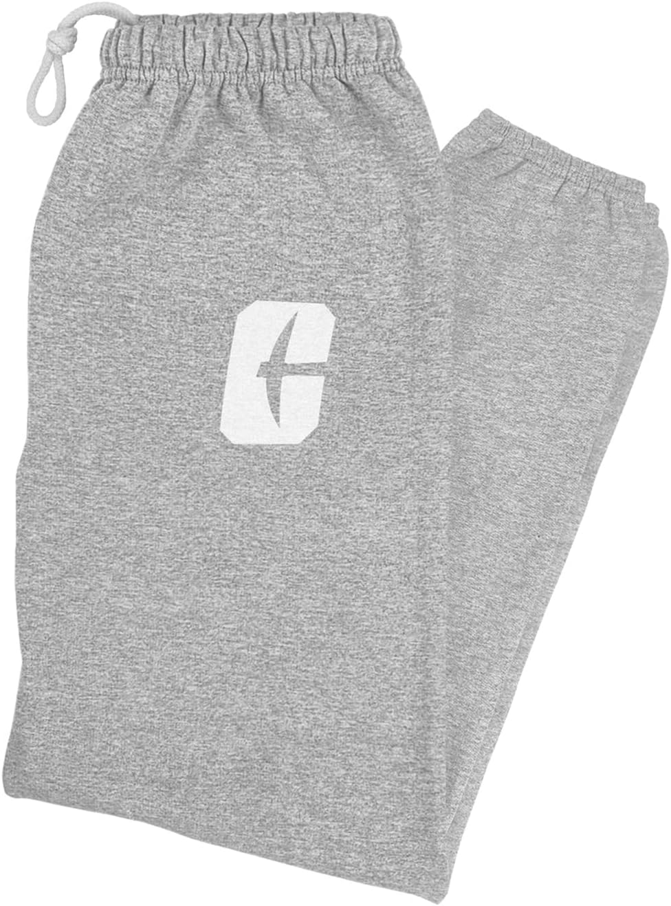 LOGOVISION University of North Carolina - Charlotte Primary Logo Mens Jogger Sweatpants, Athletic Heather, Small