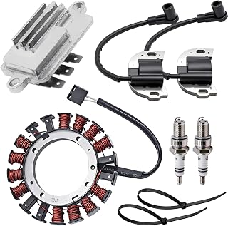 15 AMP Stator Charging Coil 59031-7017 Fit for Kawasaki FR541V FR600V FR651V FR691V FR730V FS481V FS541V FS600V FS651V FS691V FS730V FX481V FX541V FX600V with Ignition Coil Module