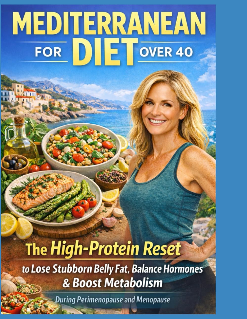 Mediterranean Diet for Women Over 40: High-Protein Anti-Inflammatory Cookbook for Belly Fat Loss, Hormone Balance & Metabolism Reset in Perimenopause ... Meal Plan) (The Metabolic Reset Series)
