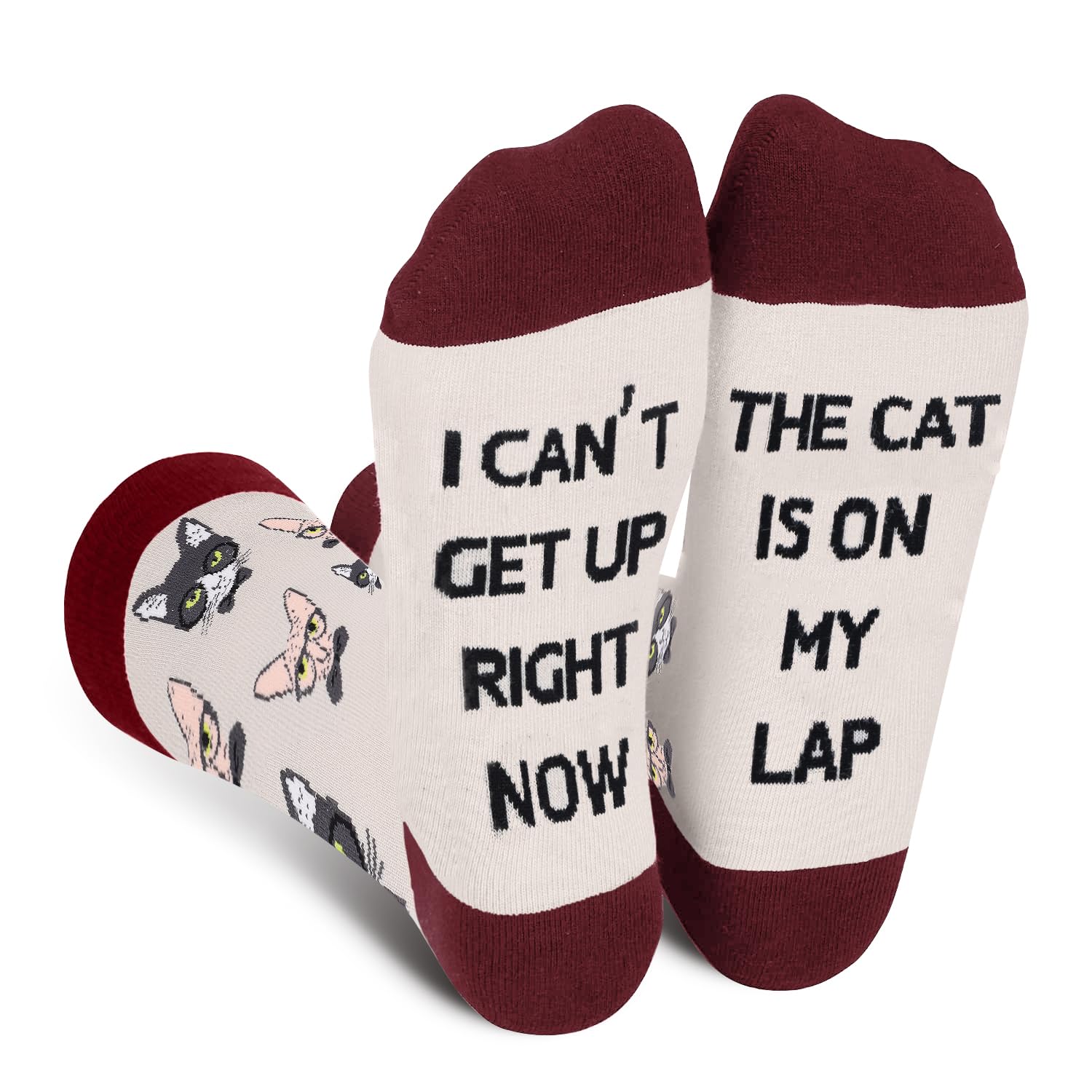 AGRIMONY Lustige Socken für Frauen Mama Teenager Mädchen Oma Freundin Sie–Niedliche Verrückt Flippig Niedlich Valentinstag Muttertag Weihnachtsstrumpf Geschenke