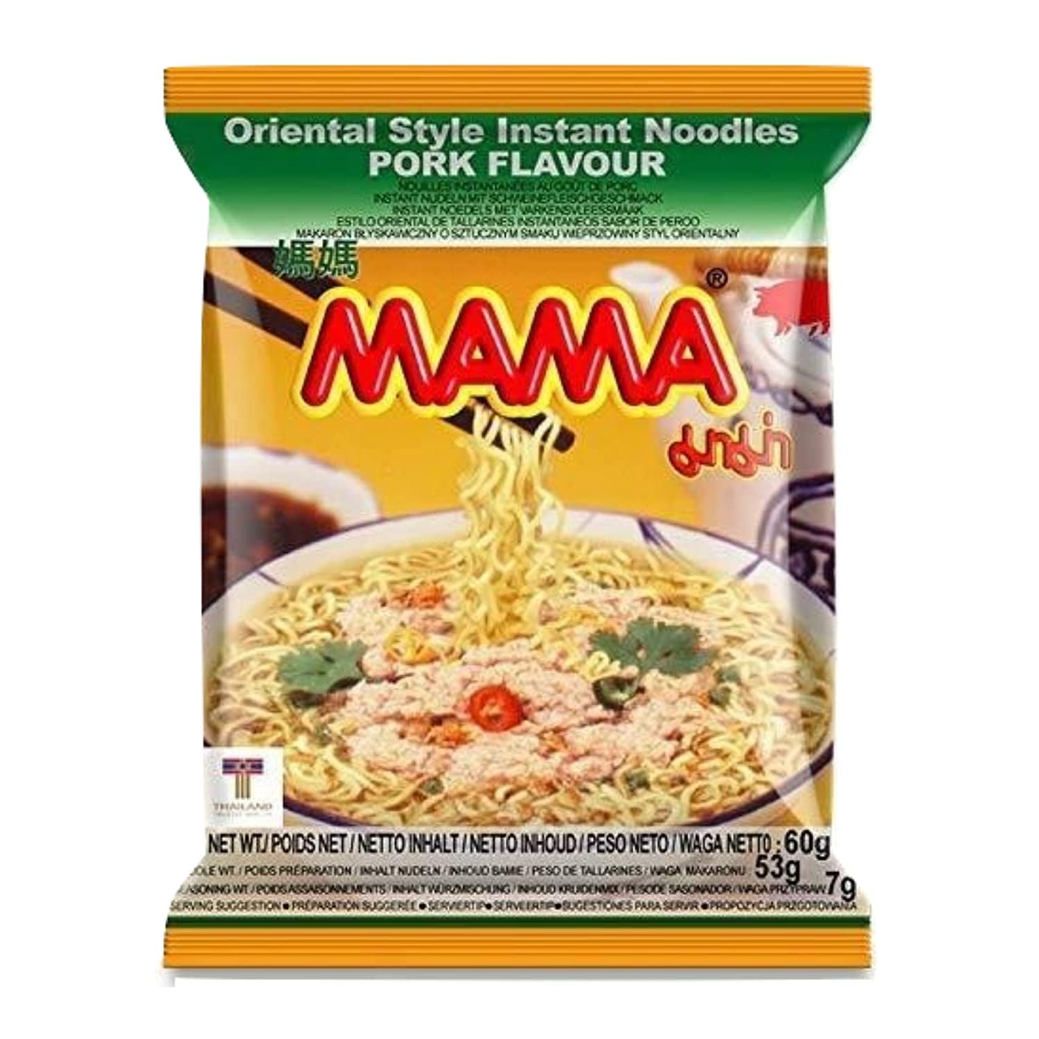 Amazon.com: Mama Ramen Thai Noodle, 4 flavor (Shrimp Tom Yum, Pa