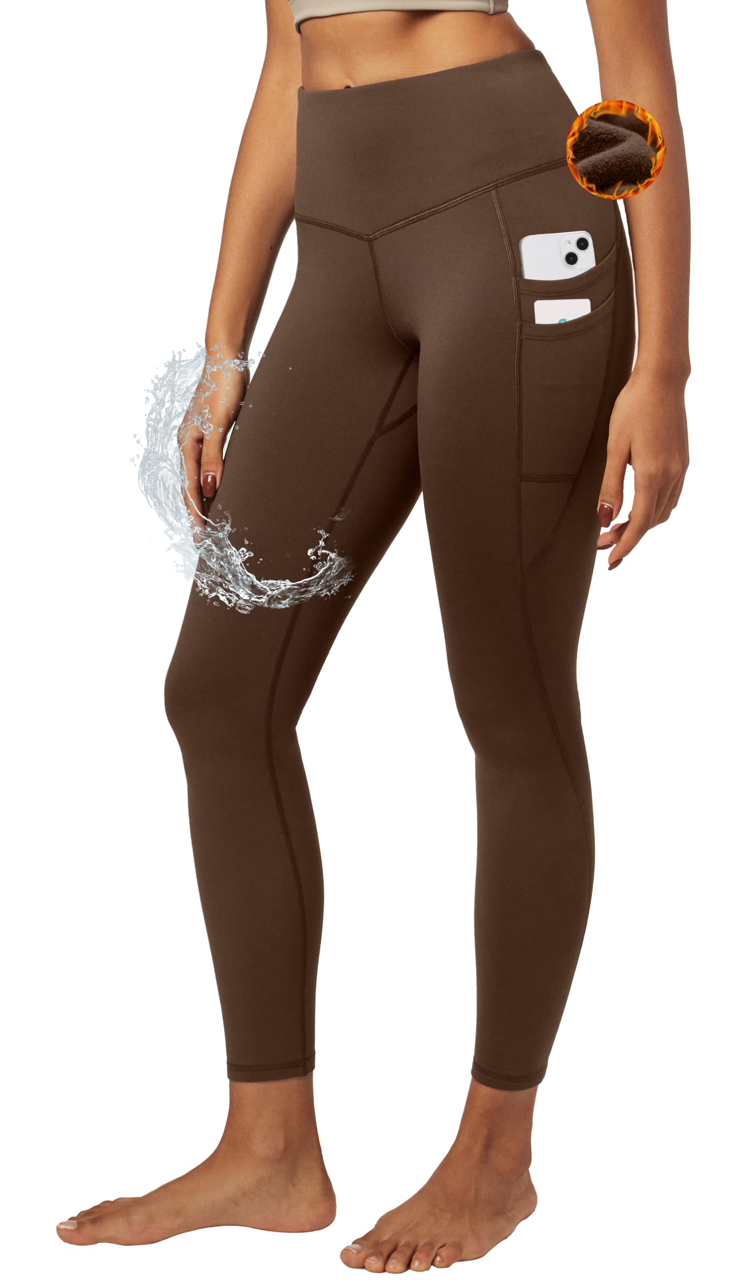 IUGA Water Resistant Fleece Lined Leggings