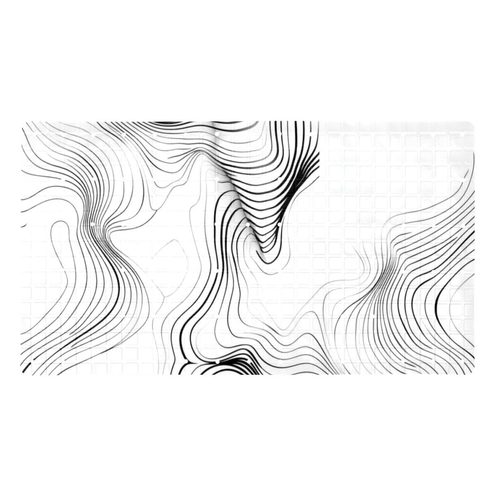 Tapis de bain antidérapant de qualité supérieure art abstrait XL