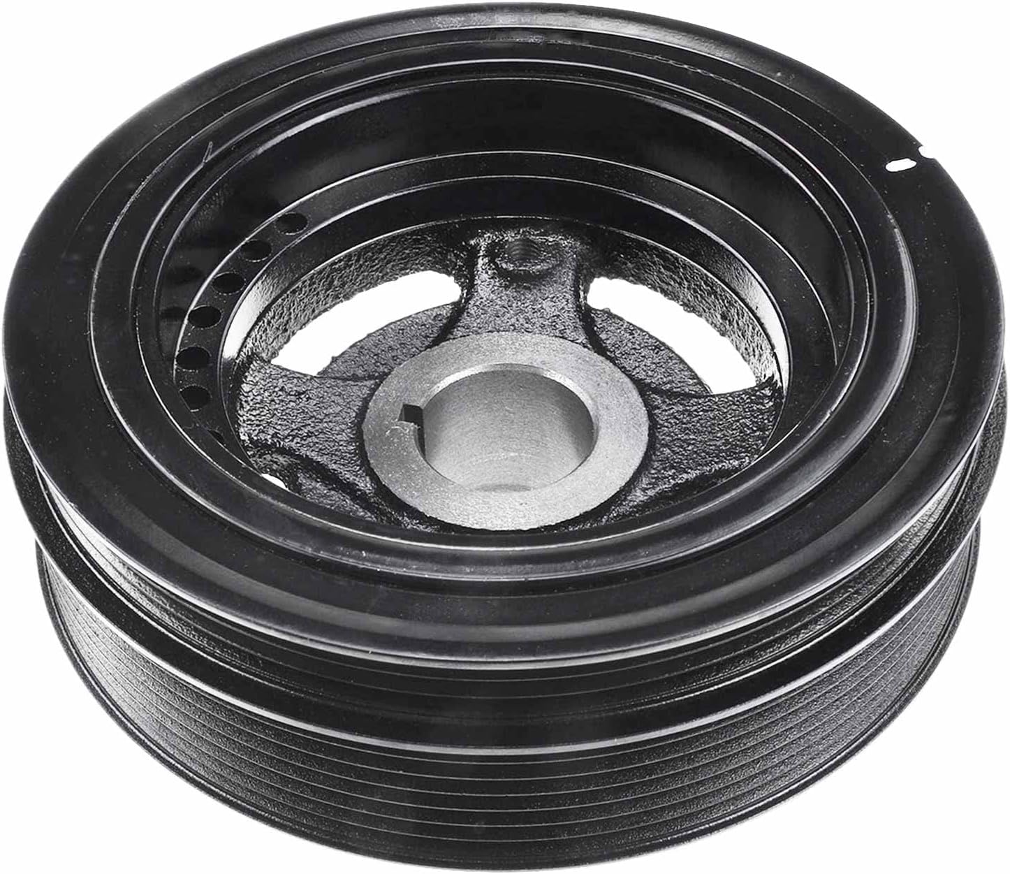 A-Premium Engine Harmonic Balancer Crankshaft Pulley Compatible with Hyundai Sonata 2011-2014 Sedan & Kia Optima 2011-2016 Sedan, DOHC L4 2.4L, Replace# 23124-2G700, 231242G700