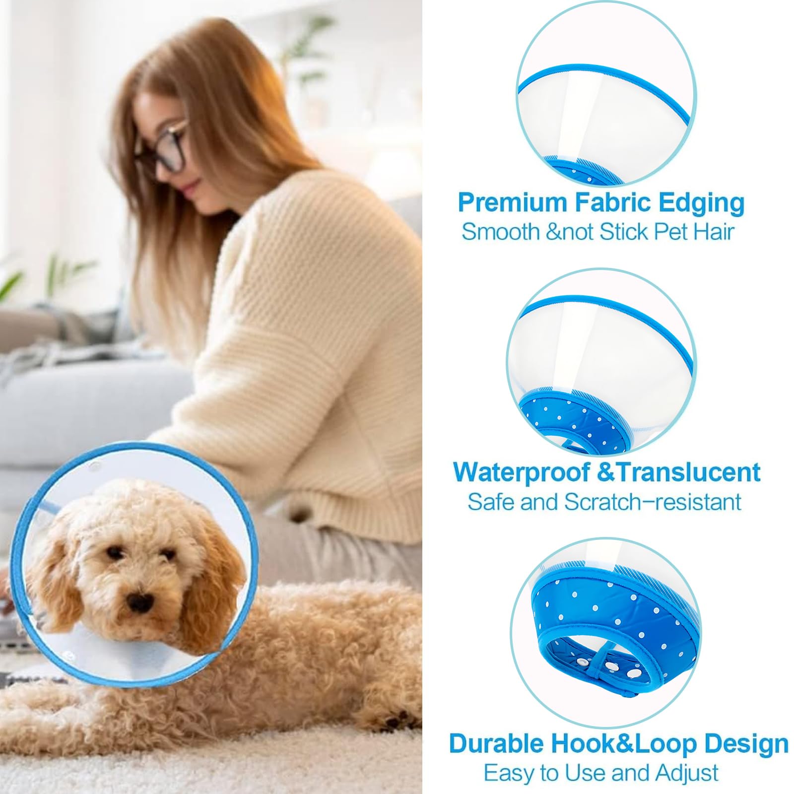 Pet Cone Recovery Collars - Image 3