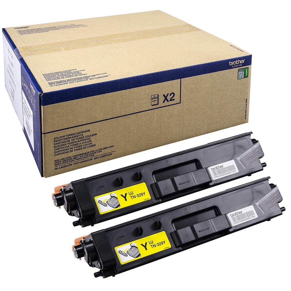 Brother TN 329 Y toner