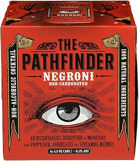 The Pathfinder Non-Alcoholic Negroni Cocktail 4pk, 6.8 FZ
