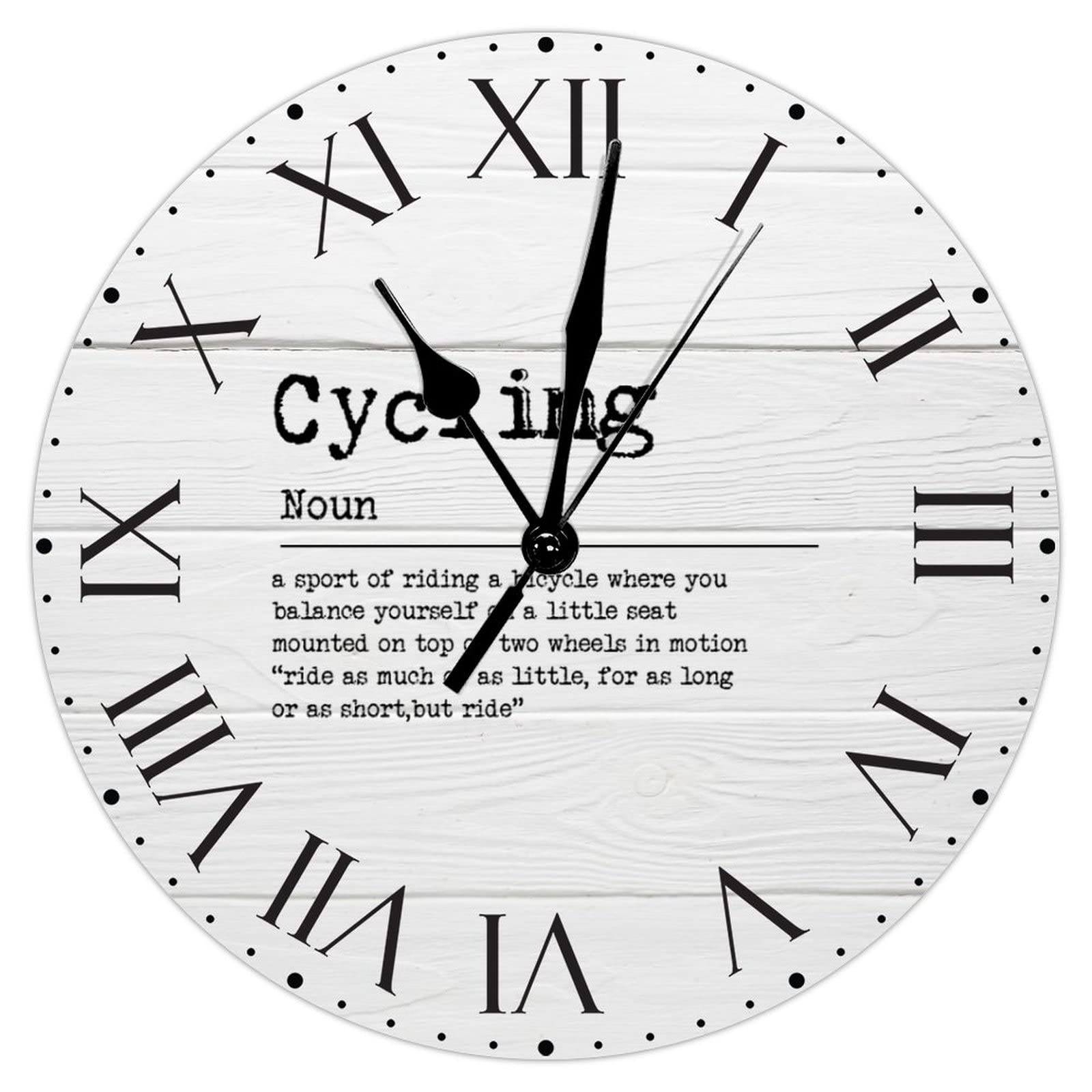 Horloge murale originale 30,5 cm, idée cadeau décoration pour pendaison de crémaillère