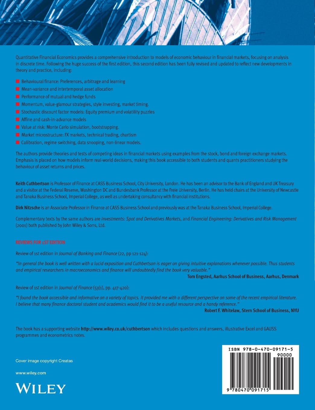 Quantitative Financial Economics: Stocks, Bonds and Foreign Exchange (Financial Economics and Quantitative Analysis Series)