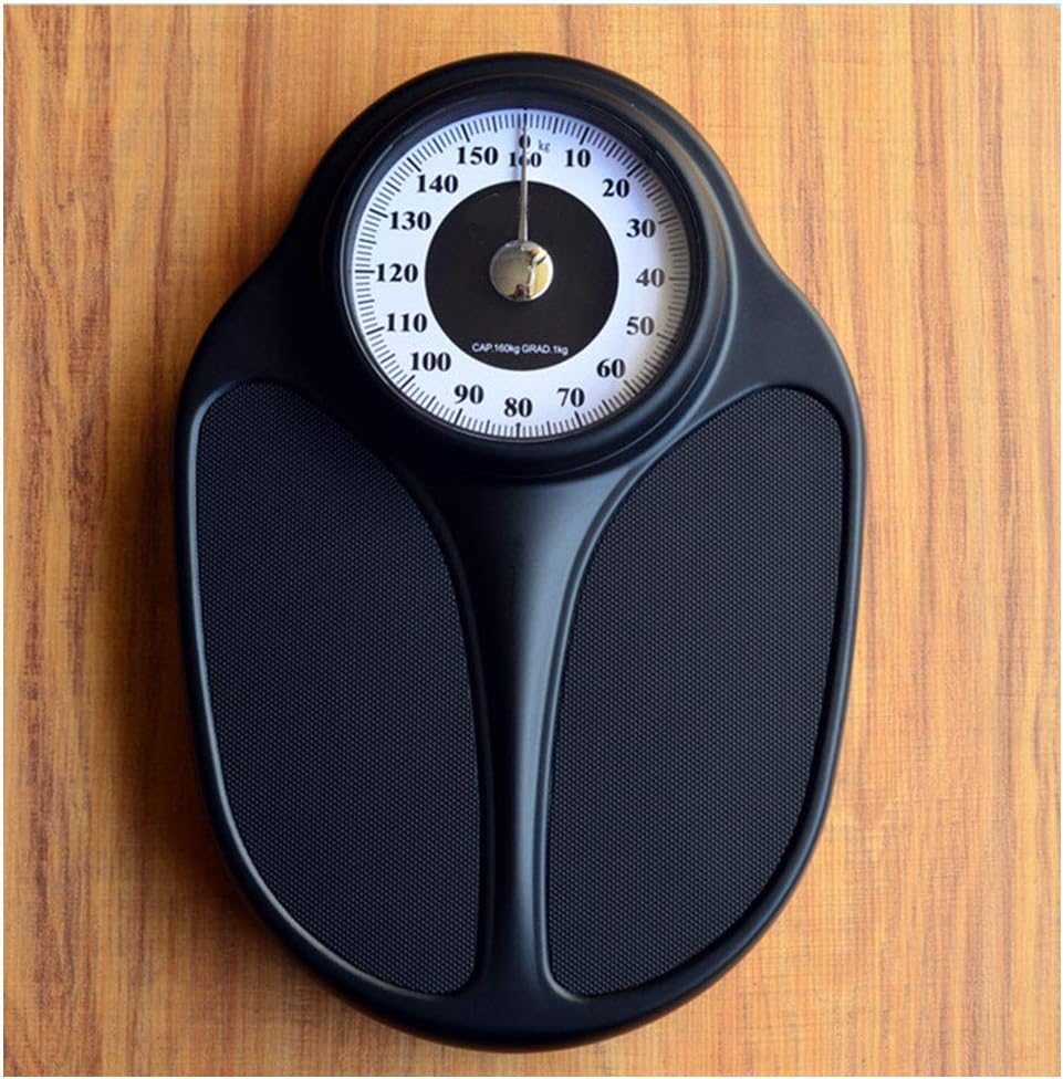 Mechanical Bathroom Scale-All-Steel Body Digital Medical Scales,Men and Women Lose Weight Scales Comfortable Cushioning Platform, No Buttons Or Batteries ，B