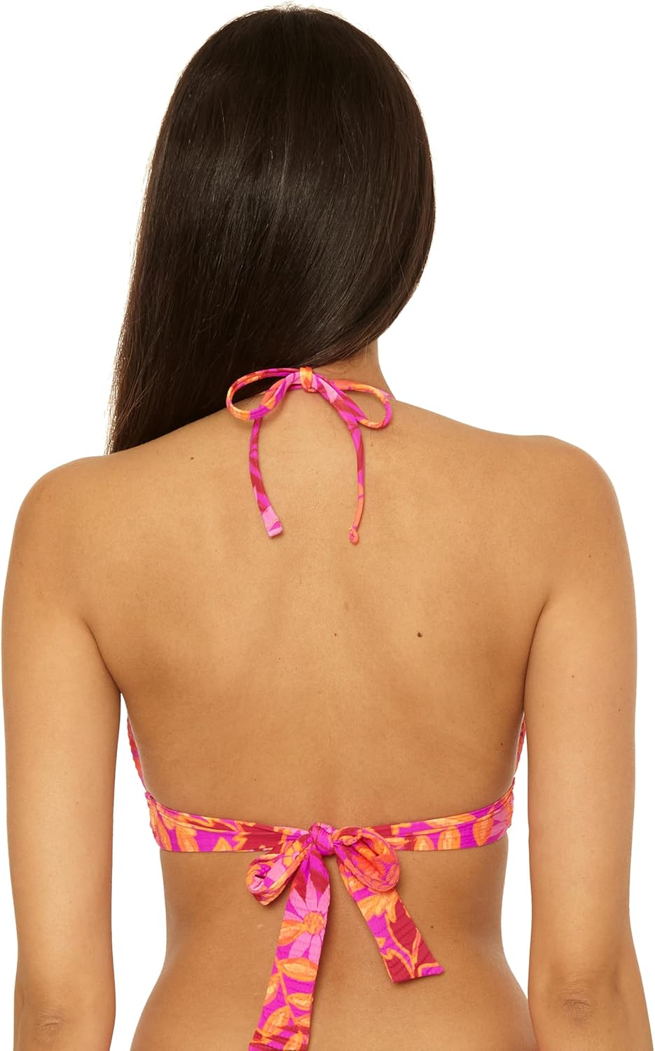 BECCA Women's Copacabana Halter Bikini Top, Adjustable, Tie Back, Swimwear Separates for Women