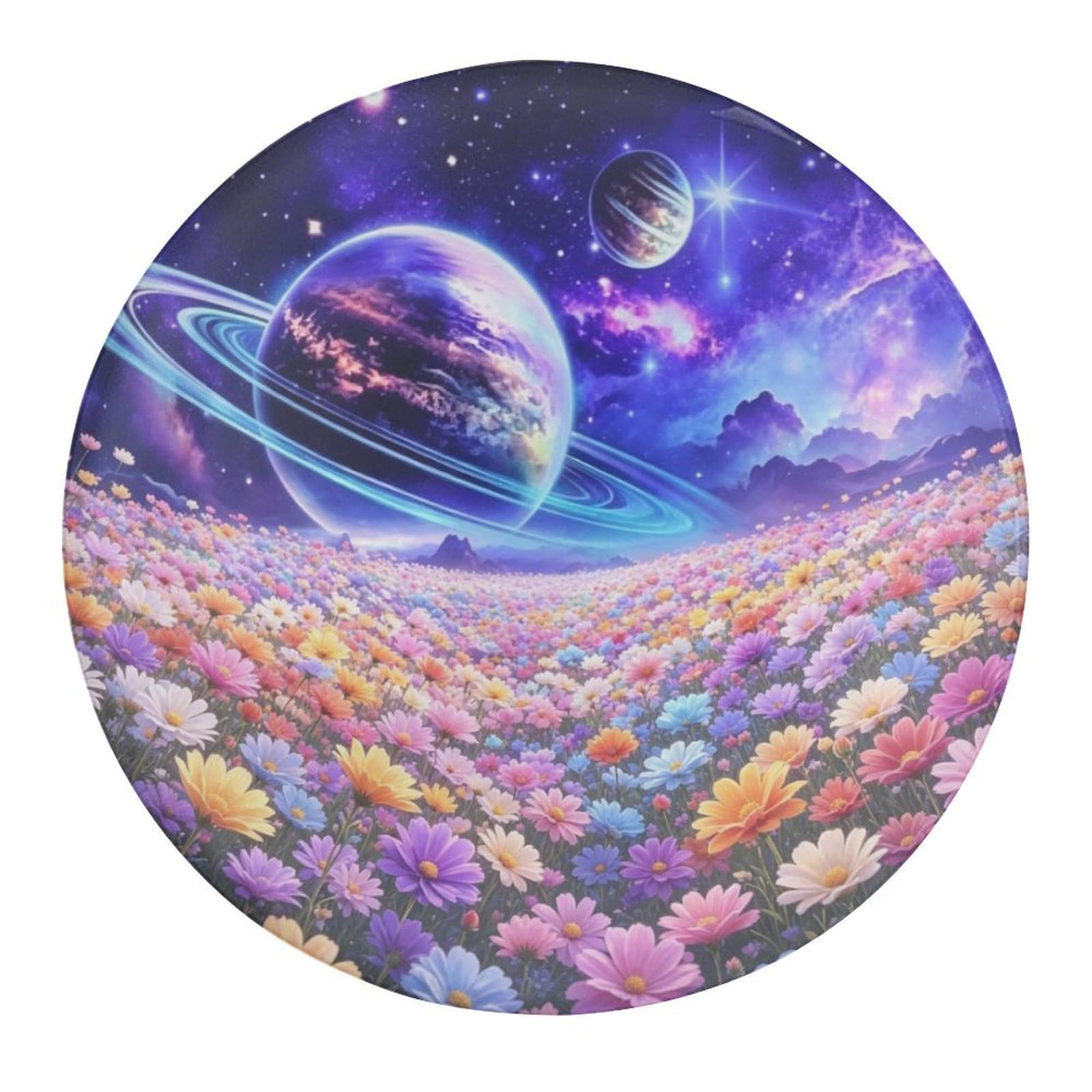 Fekiloot Style Galaxy Space Refrigerator Magnet Fridge Magnet4 Pcs