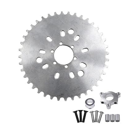 1"/1.5"(25mm/38mm) Silver CNC Adapter 32T Sprocket Fits 80cc Motorized Bicycle