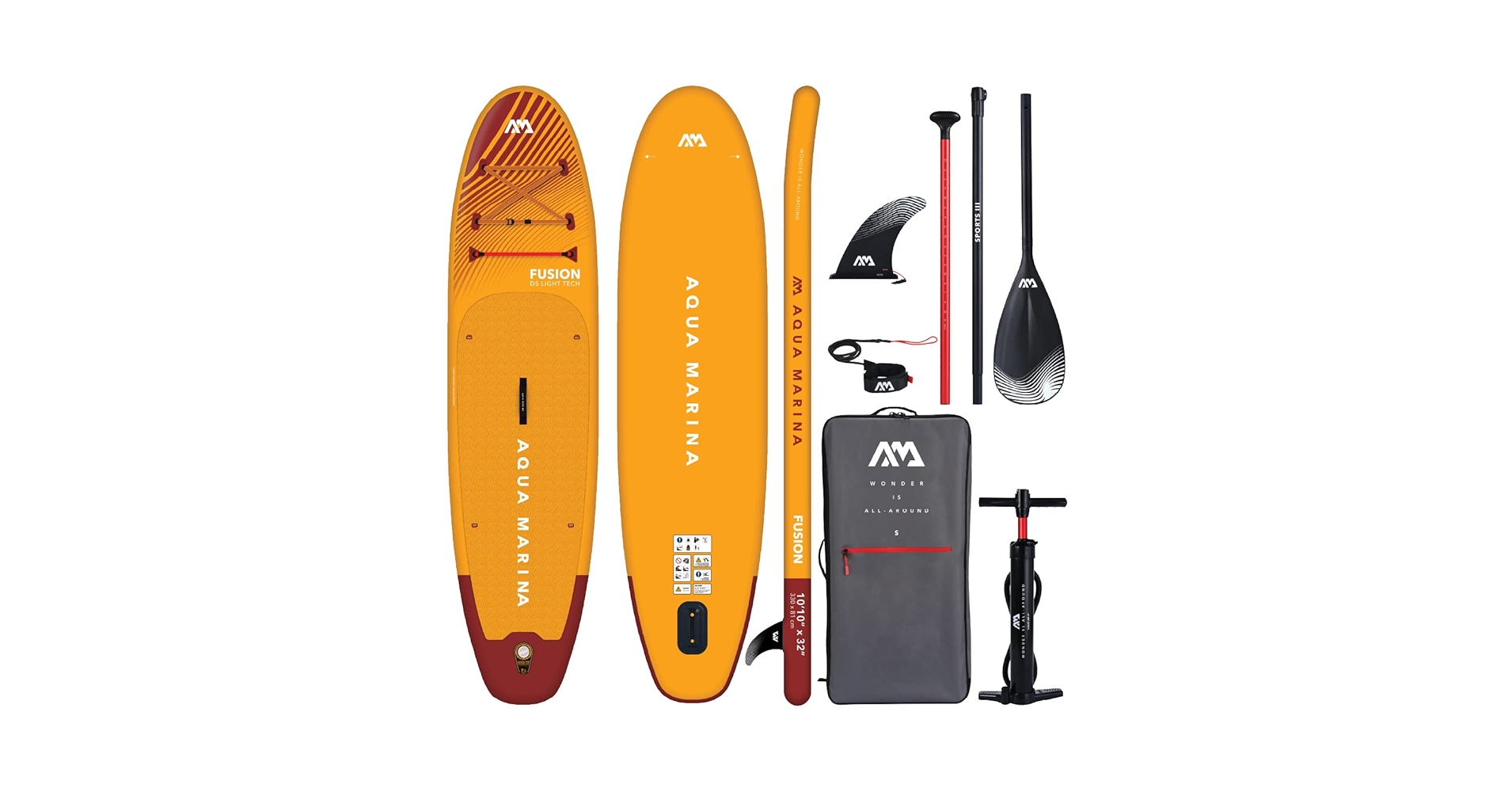 Amazon.com : Aqua Marina Fusion 10' 10'' Inflatable Stand Up