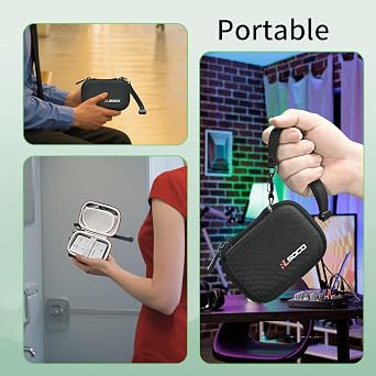 RLSOCO Carrying Case for Ledger Nano Gen5/STAX/Flex Secure Touchscreen Crypto Wallet with Curved E Ink Display (Case Only)
