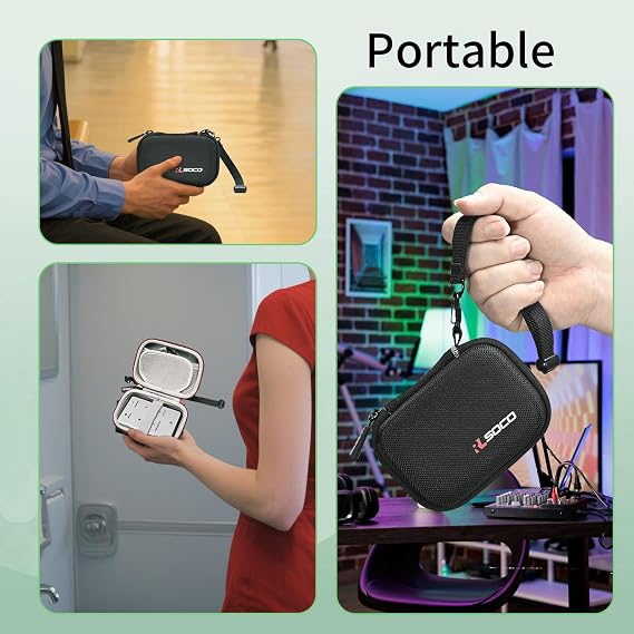 RLSOCO Carrying Case for Ledger Nano Gen5/STAX/Flex Secure Touchscreen Crypto Wallet with Curved E Ink Display (Case Only)
