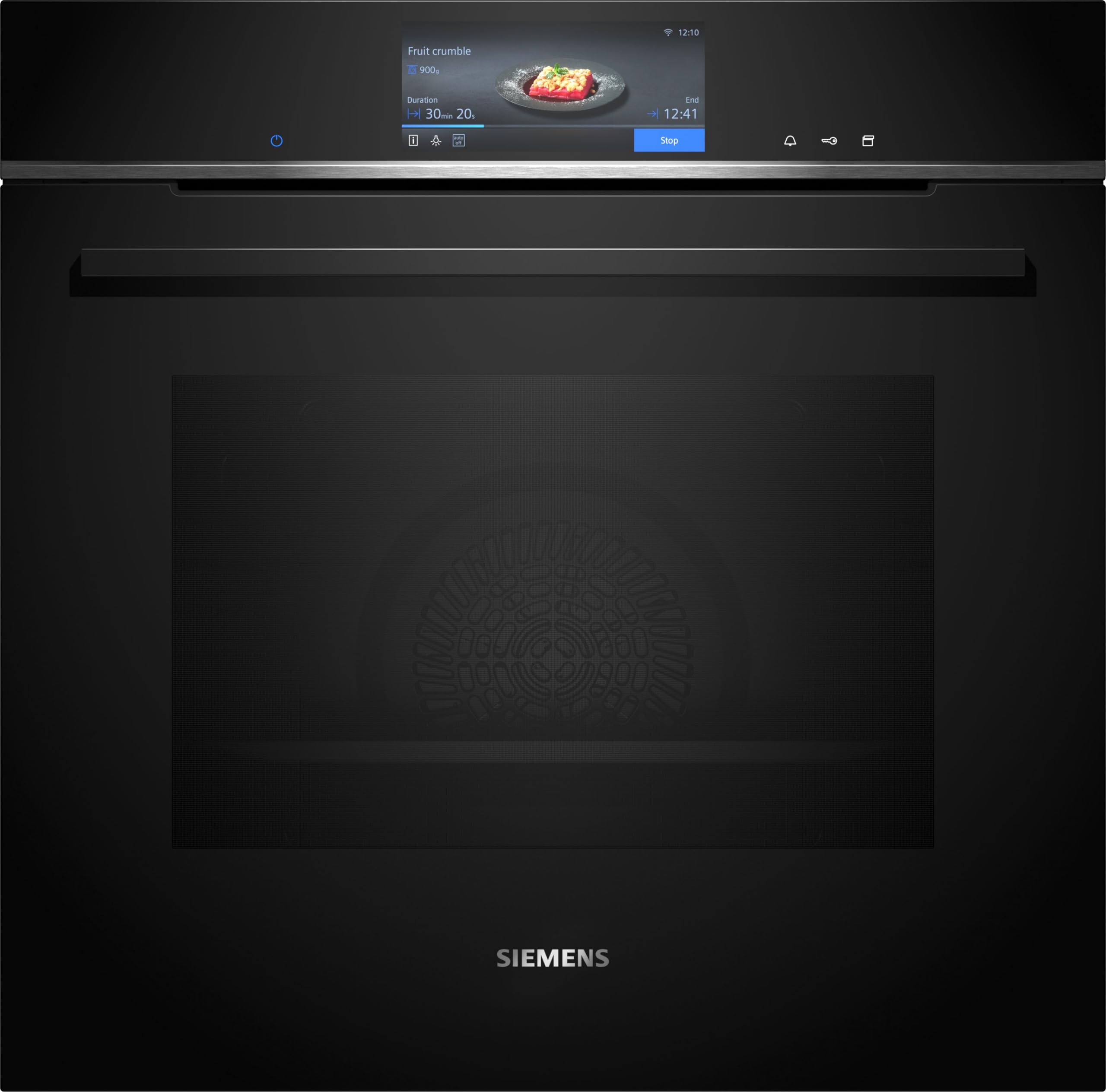 Siemens HS758G3B1 iQ700 Smart Forno a vapore da incasso, larghezza 59,4 cm, humidClean Plus, per una pulizia rapida, assistente per forno con controllo vocale, cookControl Pro, TFT Full Touch Display