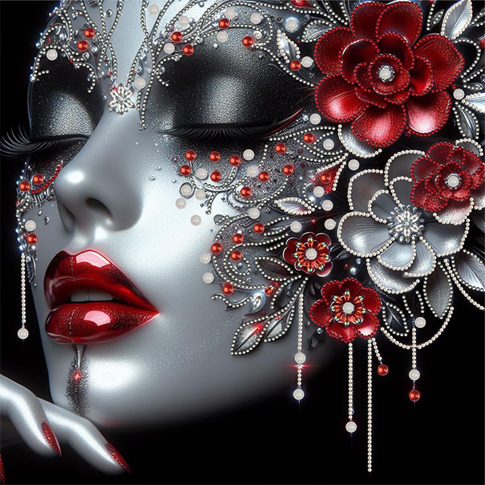 Fiorky Girls L Diy 5D Diamond Art Painting Kits Fortia Specia Shaped Dril Diamond Painting Kit Gir Gem Art Painting Kits Diy Crafts Kits 40X40cm