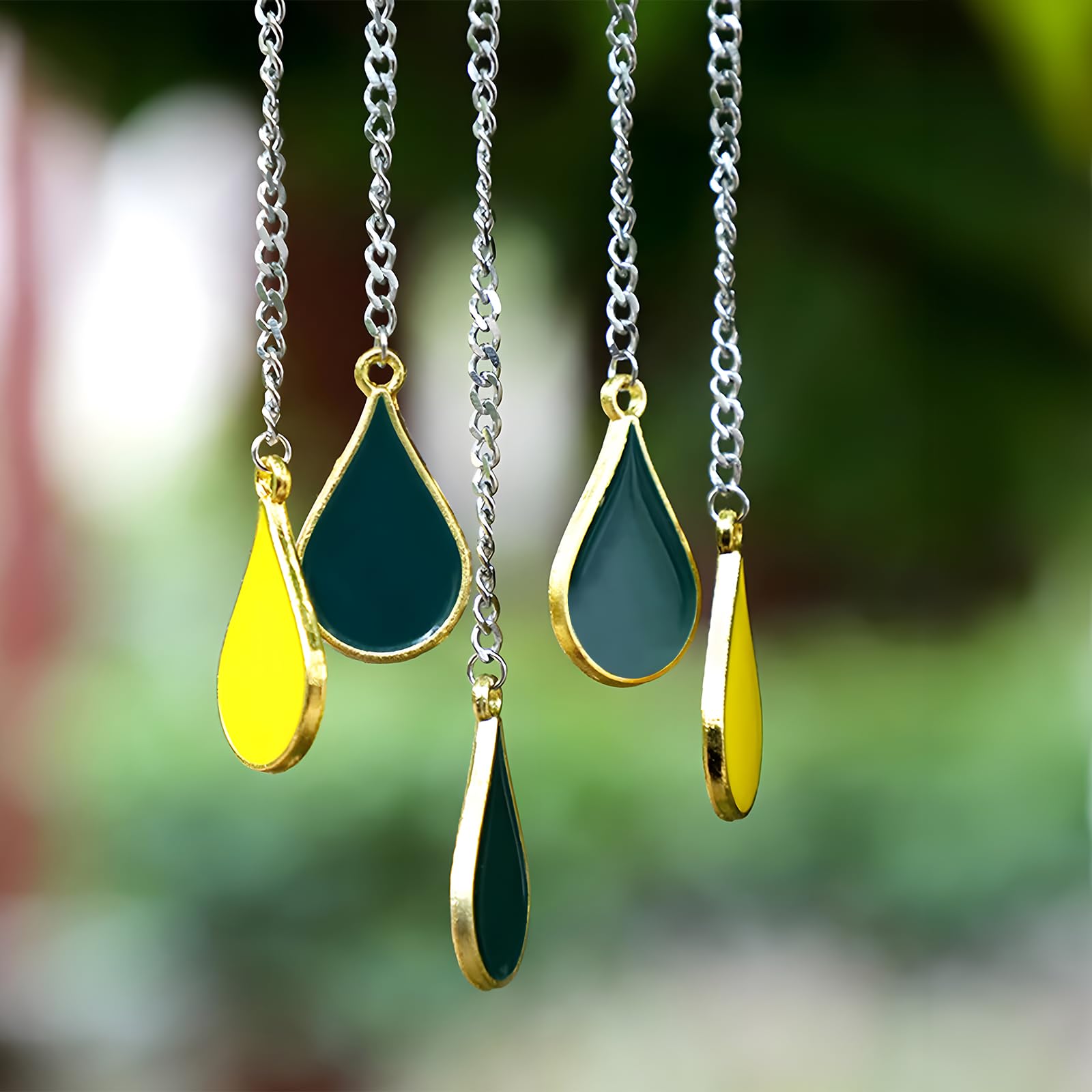 maxtachi Small Sunflower Wind Chimes for Garden, Soft Sound Pendant Windchime Ornament, for Outdoor Indoor Home Bedroom Living Room Window Corridor Yard-Yellow - Image 3