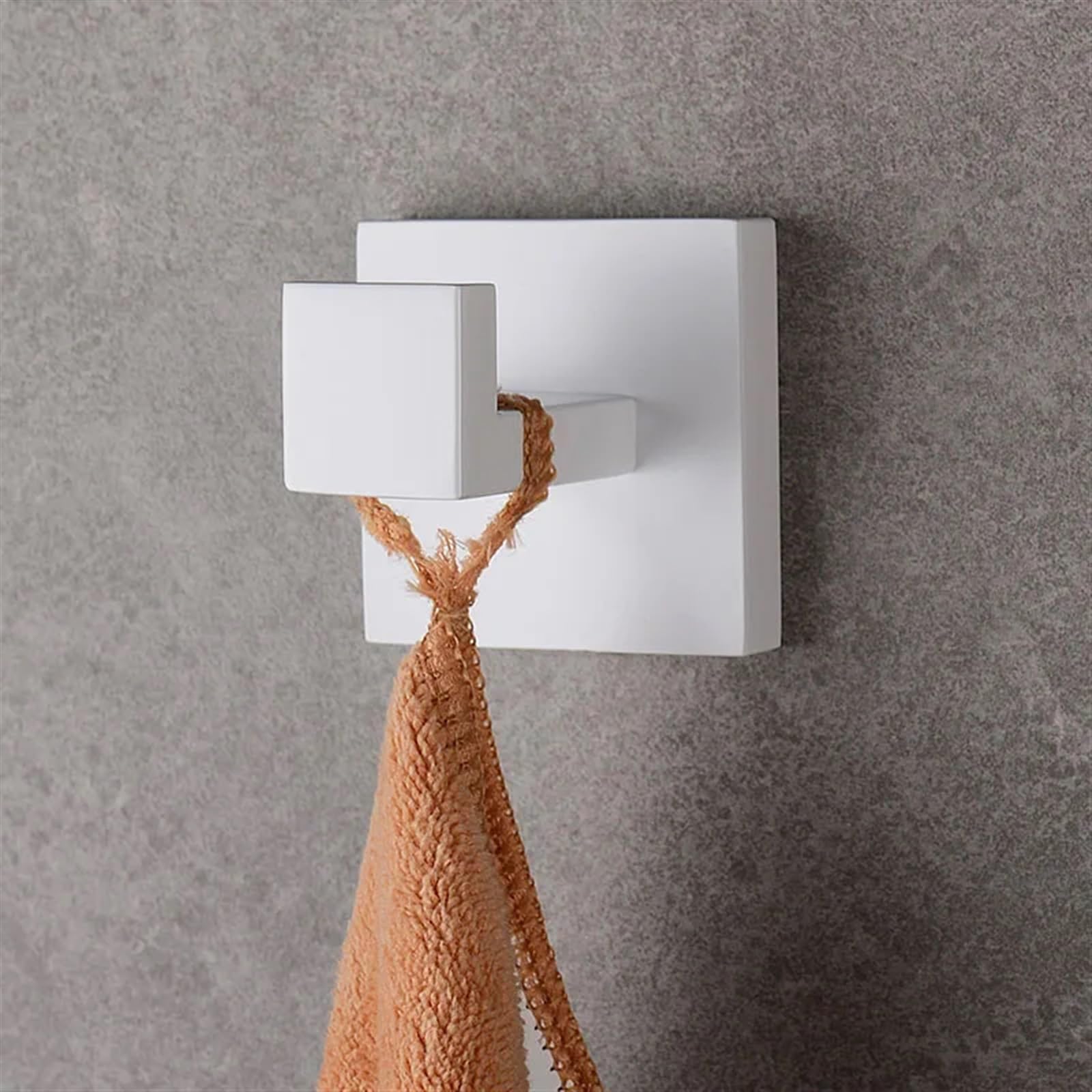 Porta Scottex Cucina Portasciugamani in acciaio inossidabile bianco Porta scopino porta carta portasciugamani Gancio Accessori hardware for il bagno Fissare con vite(Soap dish)