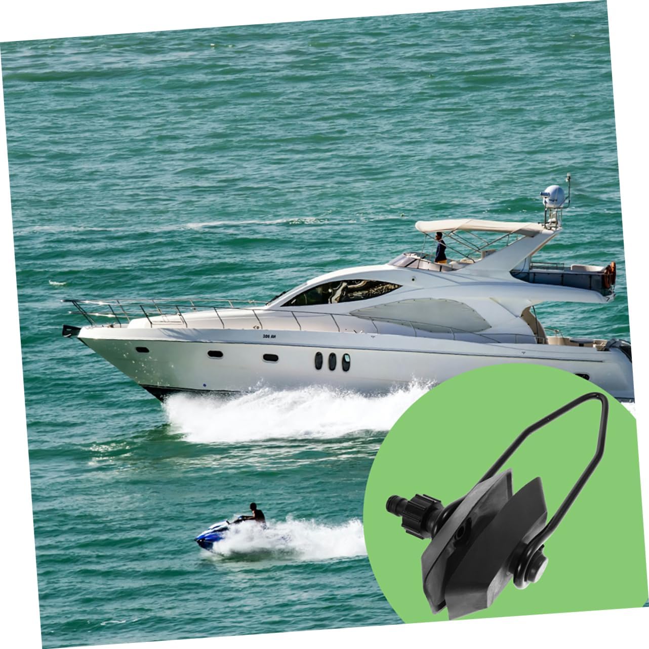 2pcs Boat Motor Water Flushers Outboard Engine Cleaner Easy to Use Motor Maintenance Tool for Thorough Engine Cleaning and Protection from Salt Debris