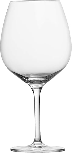Schott Zwiesel Tritan - Juego de 6 copas de cristal para banquetes de cristal color burdeos, 21.3 onzas