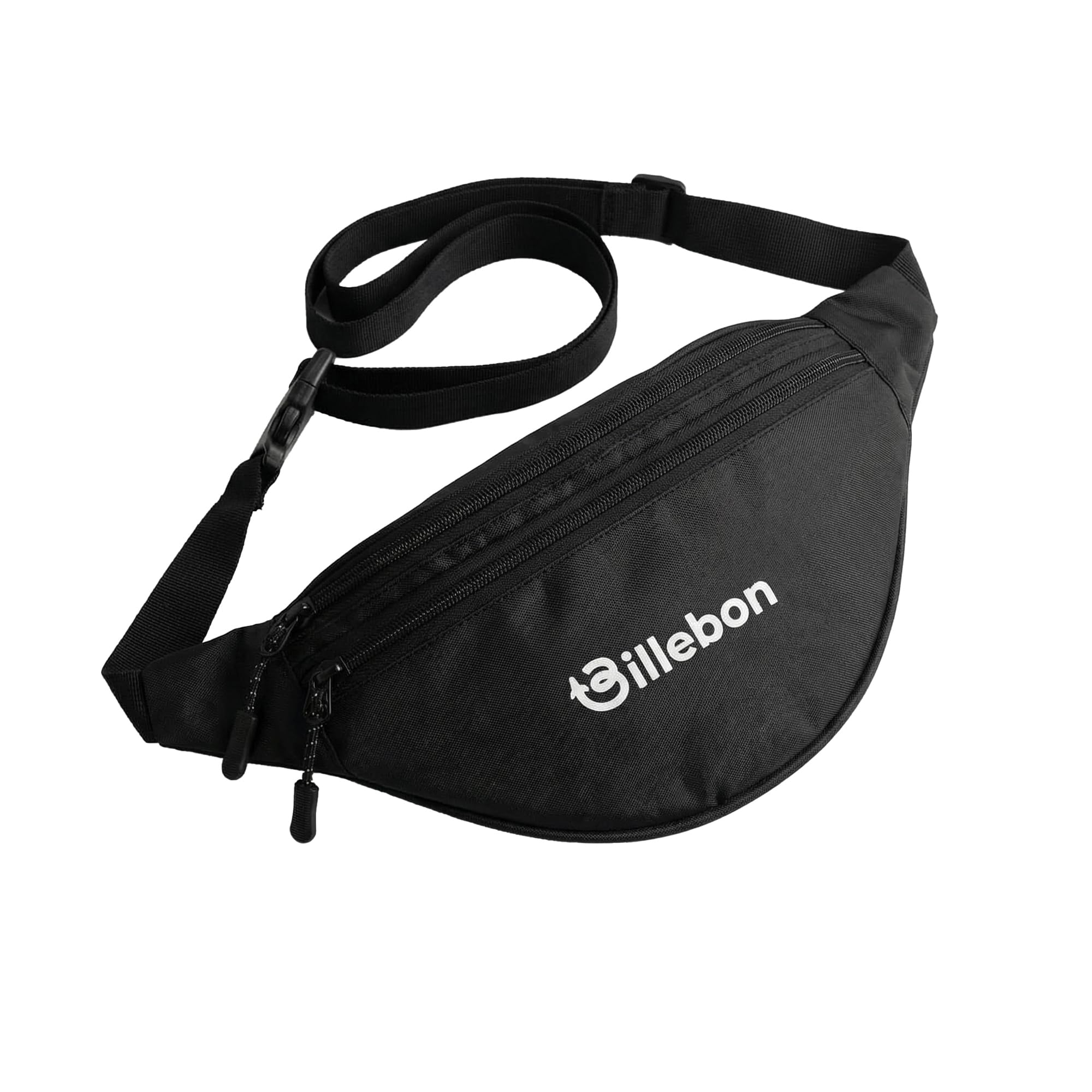 Billebon Waistbag with Dual Front Zippers and One Antitheft Pocket, Small Travel Carry for Men & Women, Utility Pouch for Hiking, Running, Sports, Festivals and Daily Trips-image-17