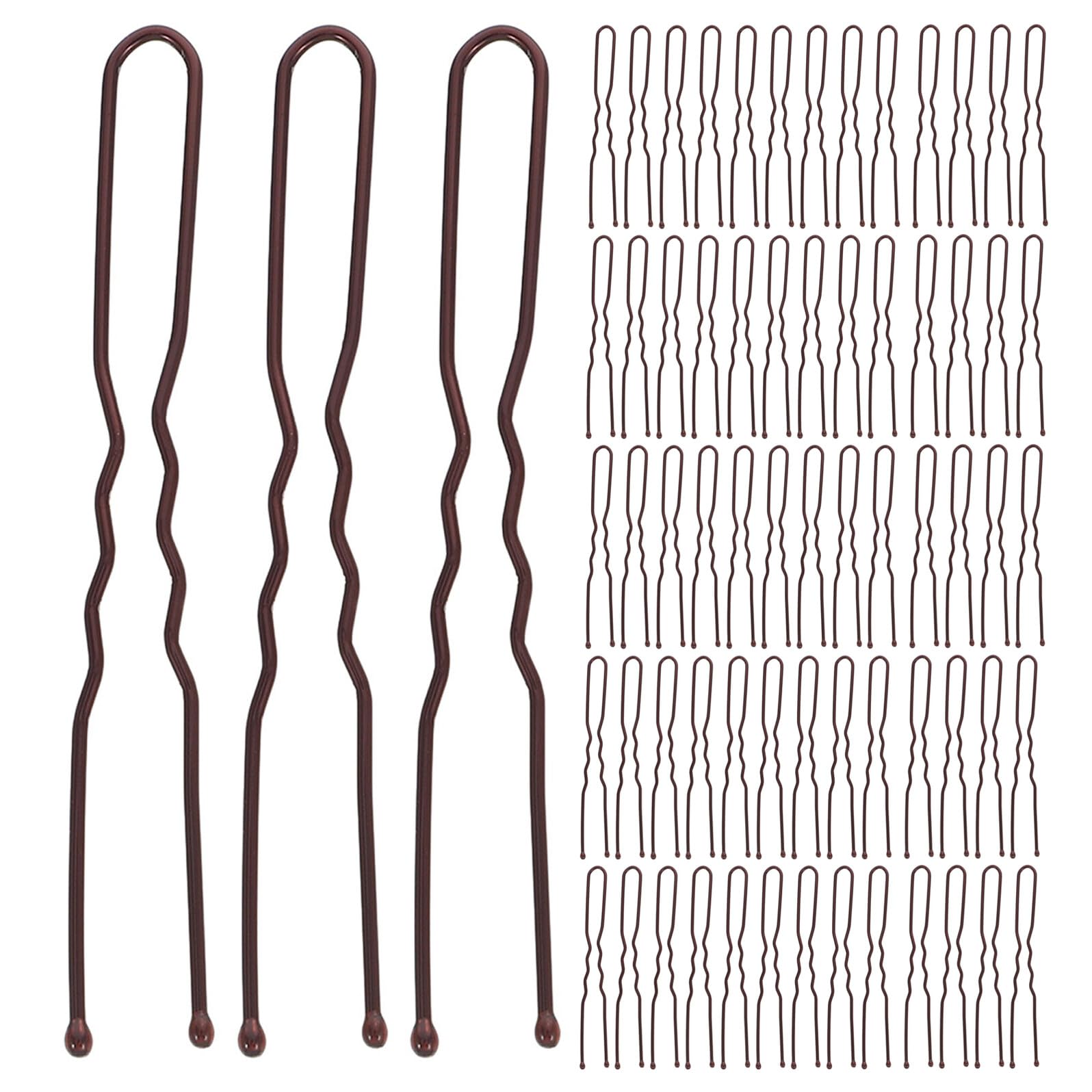 Ipetboom 600 pezzi Forcine per Capelli Forma U in Metallo Eleganti con Scatola Portaoggetti per Chignon Facile Fermagli Versatili per Donne e Ragazze Accessori per Acconciature da