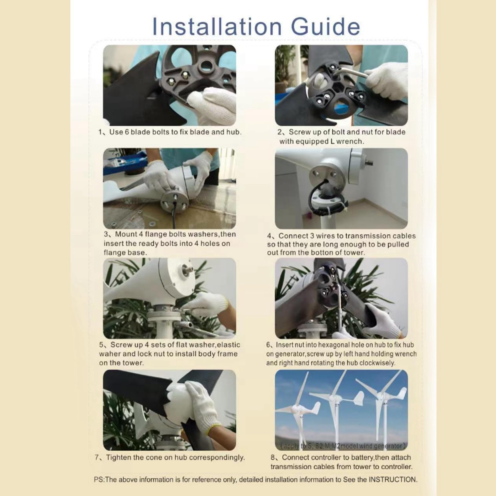 1200 W Kleine Windturbine, Kleiner Windgenerator, 1200 W Windgenerator, 3-Blatt-Windturbine, DC 12 V, 24 V, 48 V, Turbinen-Windgenerator für das Aufladen von Schiffen zu Hause