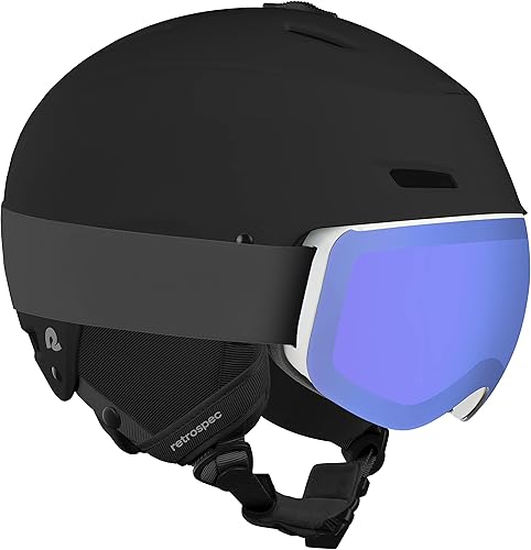 Miniatura 4 de Retrospec - Casco Zephyr de esquí y snowboard para adultos, ajustable, con 9 rejillas de ventilación, carcasa de plástico ABS y espuma de