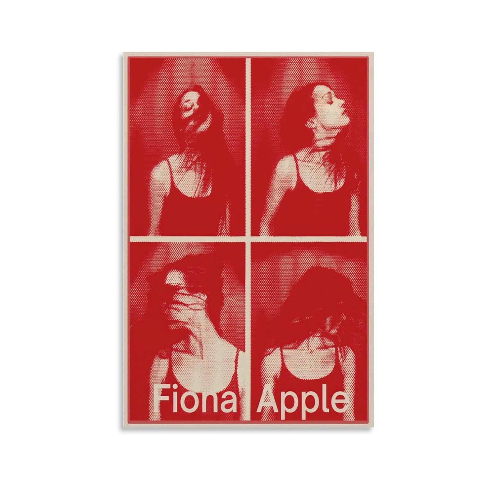 Whbaq Unframe-Style Fiona Apple Poster Poster Canvas Durable Colourfast Wall Art Decorative Painting For Living Room Bedroom Home Decor 16X24inch(40X60cm)