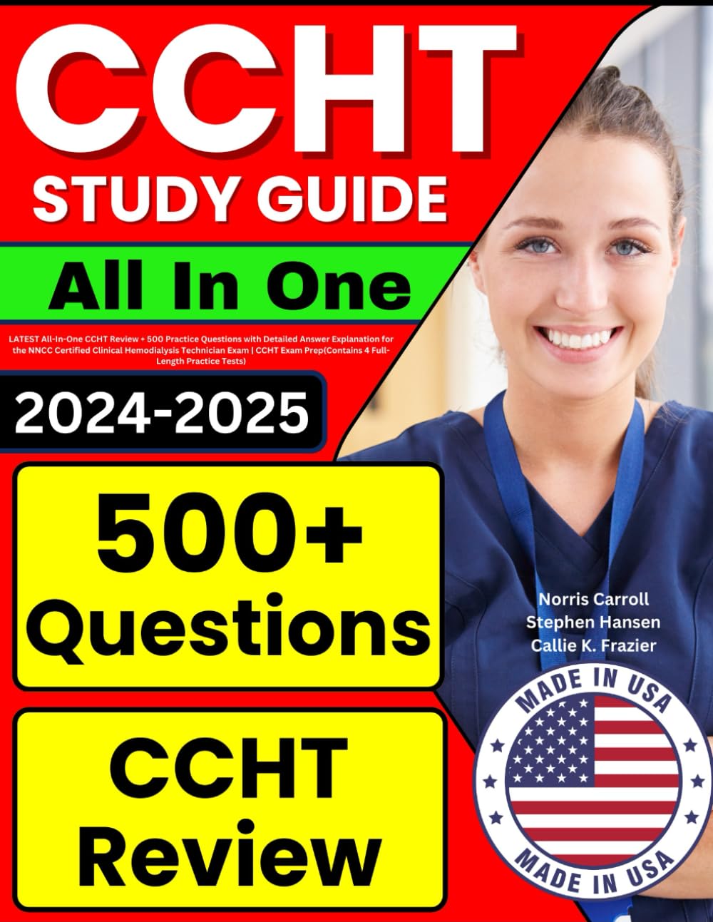 CCHT Study Guide: LATEST All-In-One CCHT Review + 500 Practice Questions with Detailed Answer Explanation for the NNCC Certified Clinical Hemodialysis ... Prep(Contains 4 Full-Length Practice Tests): 9798326446619: Medicine & Health Science ccht-study-guide-latest-all-in-one-ccht-review-500-practice-questions-with-detailed-answer-explanation-for-the-nncc-certified-clinical-hemodialysis-prep-contains-4-full-length-practice-tests-9798326446619-medicine-health-science