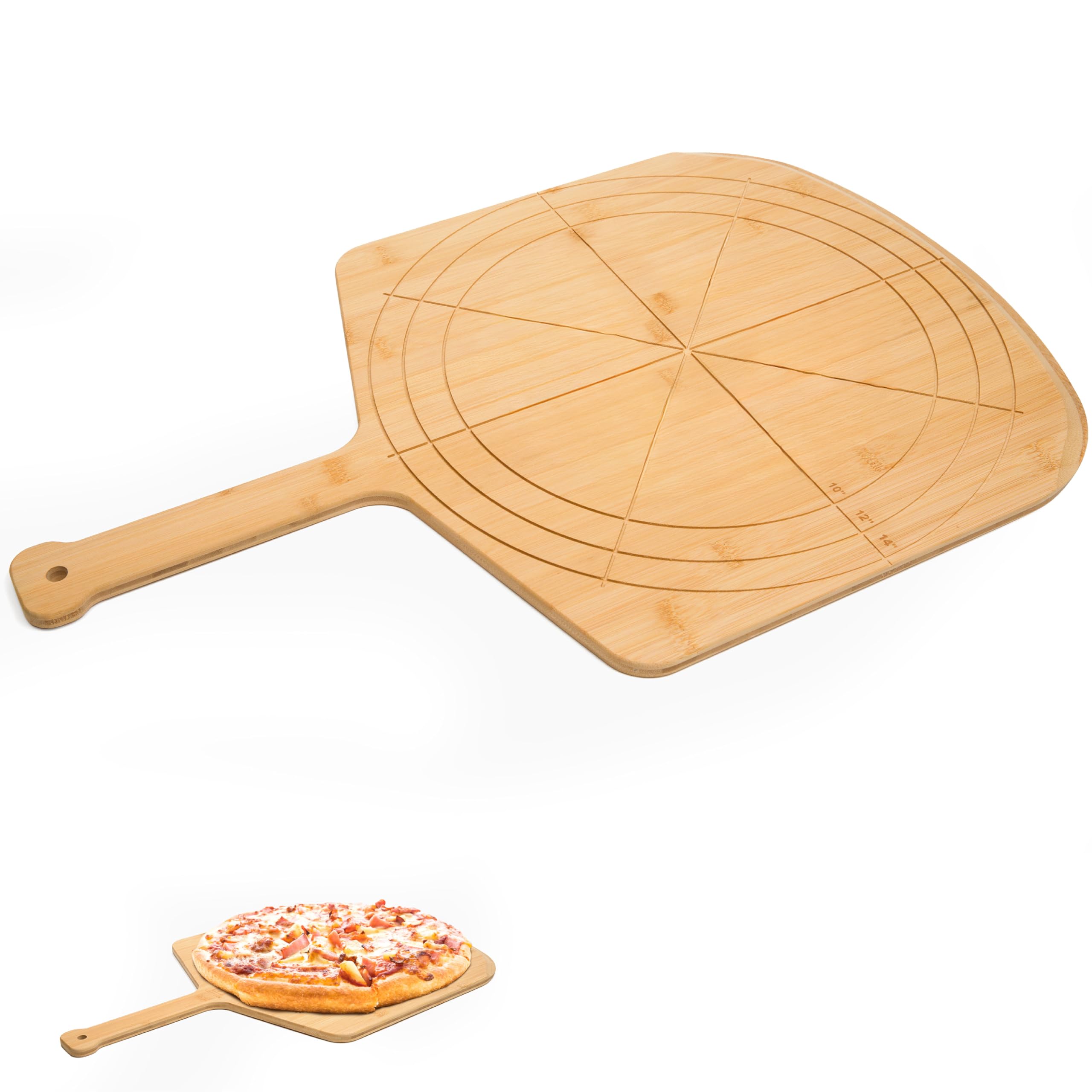 Loftern 14-Inch Wooden Pizza Peel