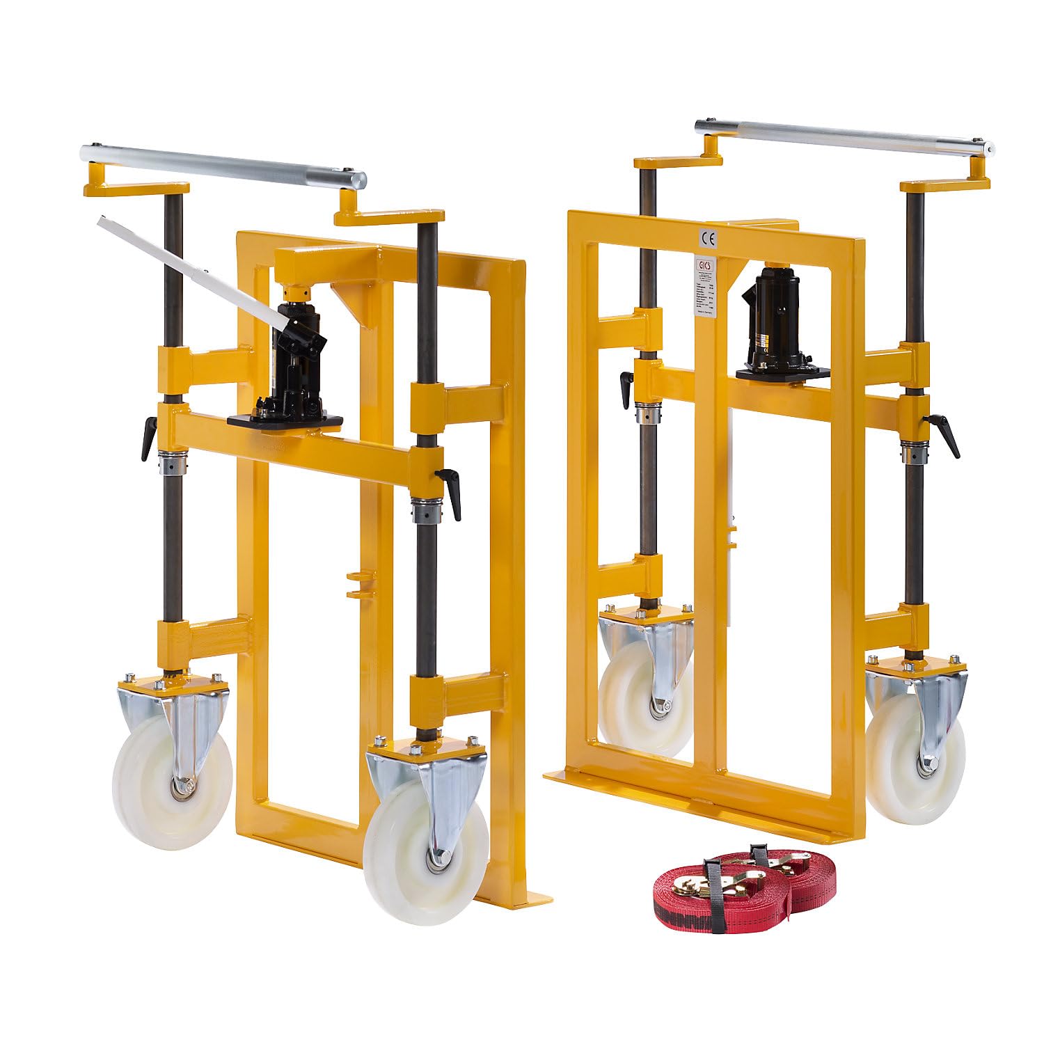 kaiserkraft | Hubroller | Tragfähigkeit 2800 kg | Stahl | Hydraulisch, Tragfähigkeit 2800 kg, Polyamid
