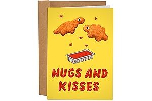 Dino Nugs And Kisses Valentine's Day Card