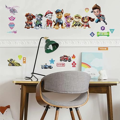 Miniatura 2 de RoomMates RMK4819SCS Paw Patrol - Calcomanías de pared para despegar y pegar