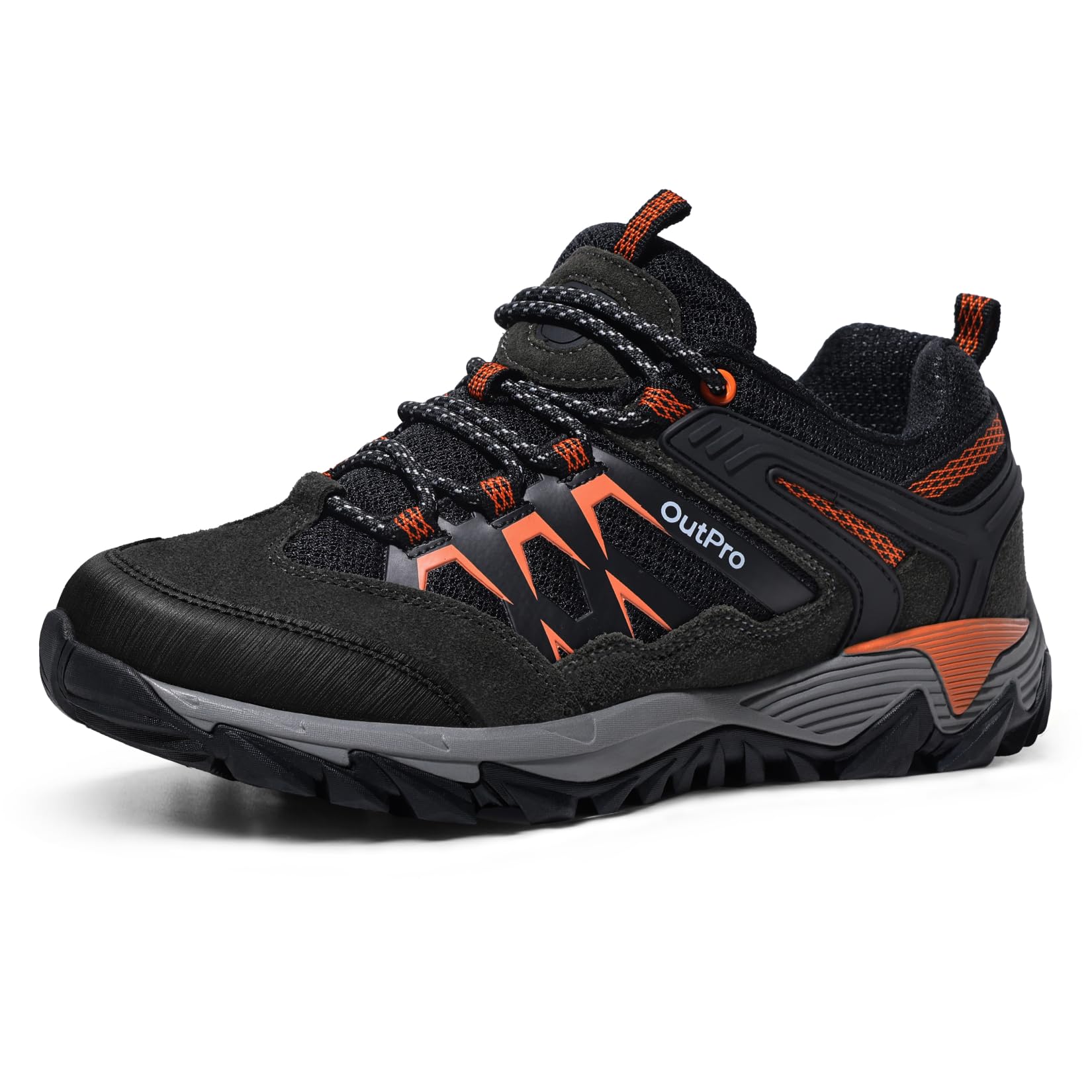 OutPro Wanderschuhe Herren Atmungsaktive Trekking für Herren rutschfest Leicht Komfort Sneaker Sportschuhe für Outdoor-Aktivitäten, Trekking und Wandern