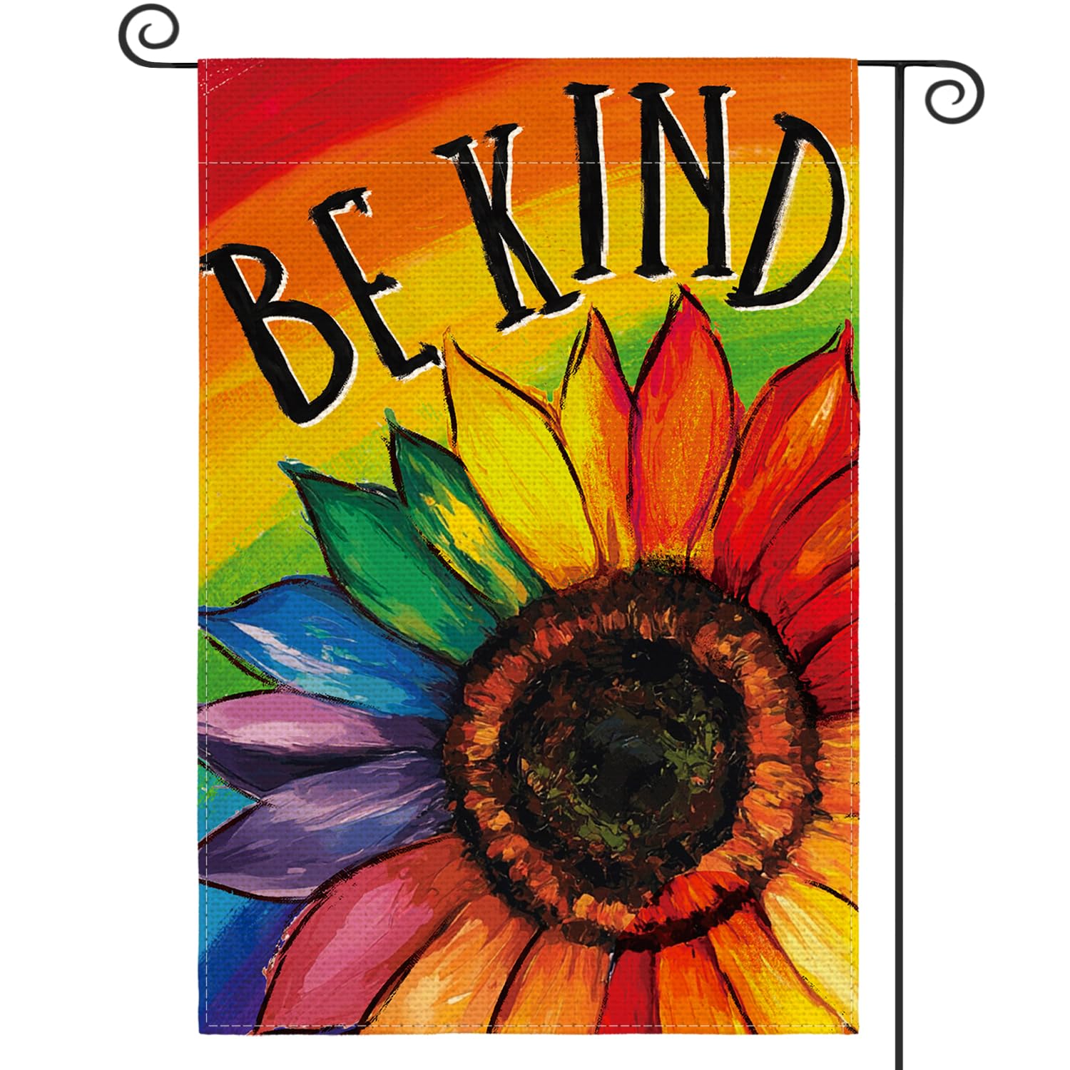 Drapeau extérieur Be Kind Pride pour propager la bienveillance - 8