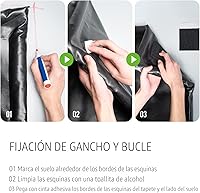 Vista 5 de WELKIN - Tapete de contención, (8 pies 6 pulgadas x 20 pies), antideslizante, protección impermeable resistente contra la nieve, la lluvia