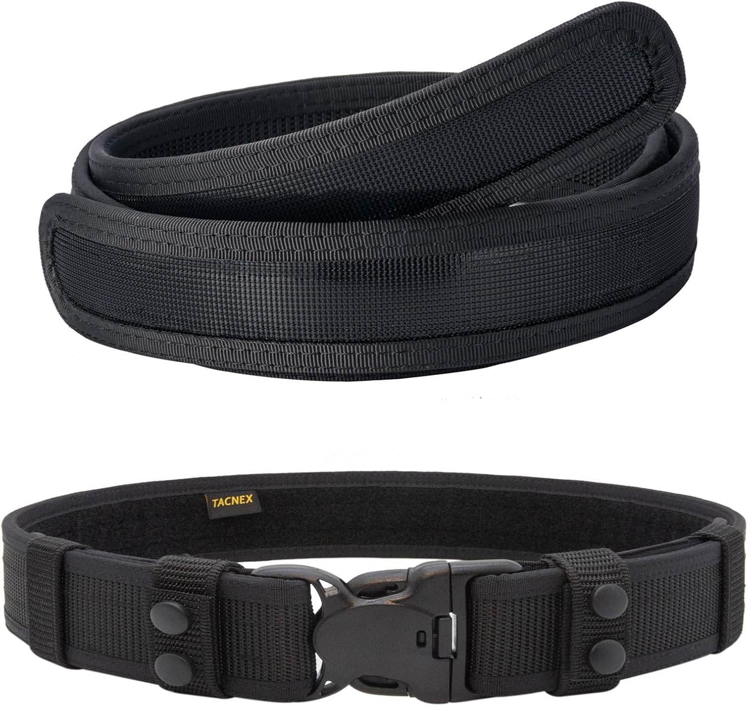 1.5" Duty Belt with Loop Liner 2 Keepers + 1.5" Inner Belt with Hook Liner XXXL(48"-52")