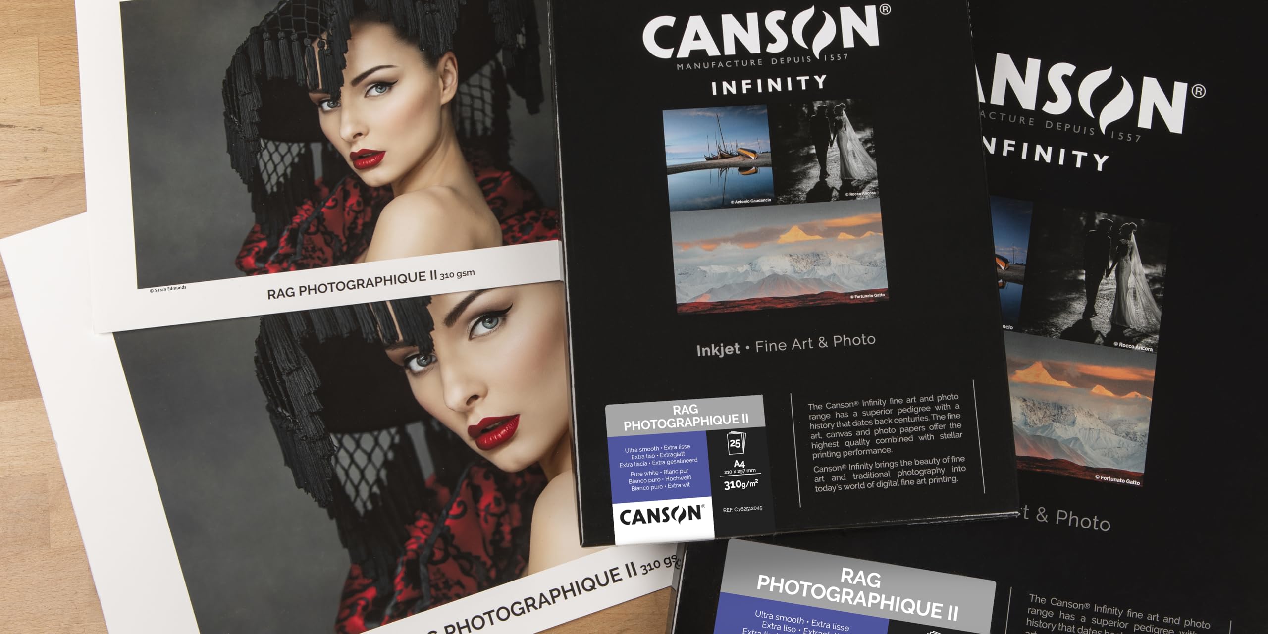 Canson Infinity Rag Photographique II 310gsm A4-21x29,7cm 25 Hojas