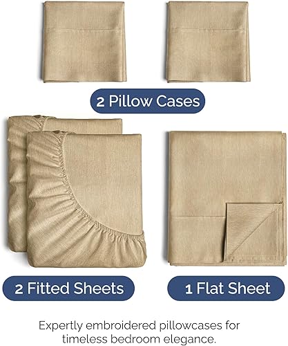 Miniatura 2 de Juego de sábanas de 5 piezas tamaño King dividido, cómodo, transpirable y refrescante, ropa de cama de lujo de hotel para mujeres, hombres, niños,